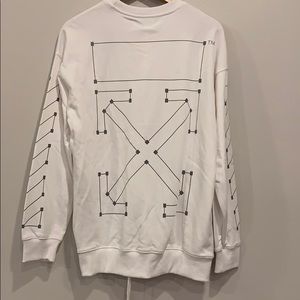 Virgil bloh off-white oversized sweatshirt